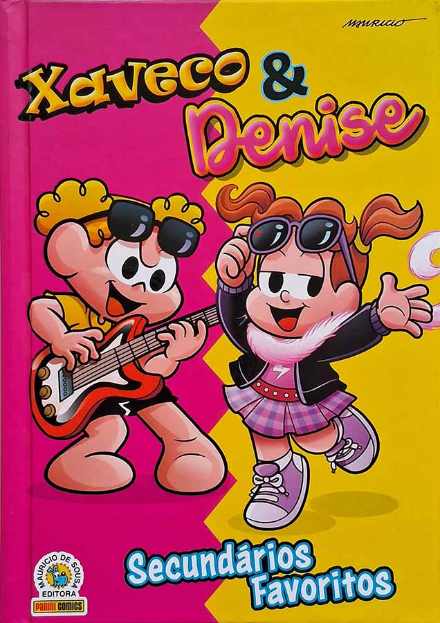 Xaveco & Denise: Secundários Favoritos.  Autor: Mauricio de Sousa.   Livros Usados/Seminovos. História em quadrinhos.  Editora: Panini. 