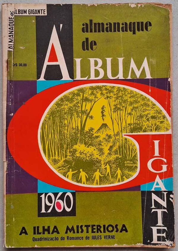 Almanaque Álbum Gigante 1960.  Gibis antigos originais. Almanaques e edições especiais. Revistas em quadrinhos anos 60.  Editora: EBAL. 