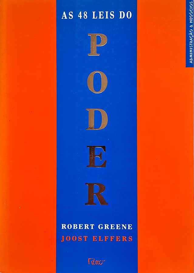 As 48 leis do poder.  Autores: Robert Greene; Joost Elffers.   Livros Seminovos/Usados.  Editora: Rocco. 