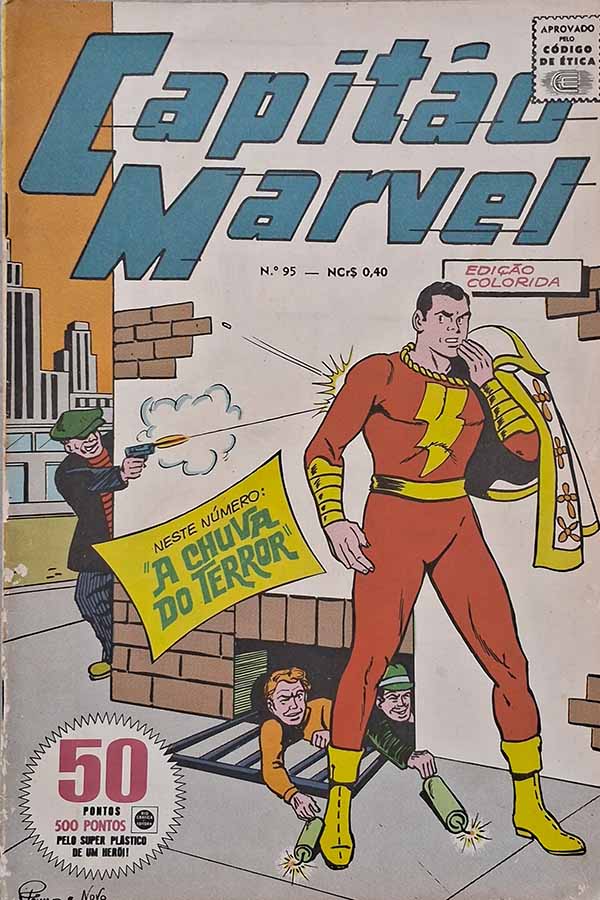 Capitão Marvel Magazine Edição Especial Ano 1965.  Gibis antigos. Revistas em quadrinhos de super heróis. Combate a Invisibilidade e outras histórias.  Editora: RGE.  Ano da Edição: 1965. 