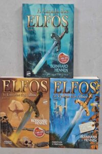 Elfos: 3 Volumes; Trilogia Completa.  Autor: Bernhard Hennen.  Tomo I: A Caçada dos Elfos; Tomo II: As Estrelas dos ALbos; Tomo III: As Pedras dos Albos.   Livros Usados/Seminovos. 