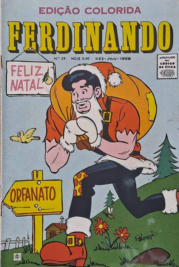 Ferdinando #29.  Gibis antigos. Revistas em quadrinhos.  Editora: RGE.  Ano de Edição: 1967/1968. 