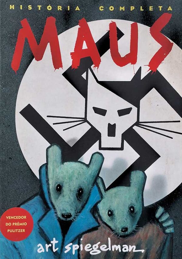 Maus: A Historia De Um Sobrevivente. Historia Completa.  Autor: Art Spiegelman.  Livros usados/seminovos.   Editora: Companhia das Letras. 