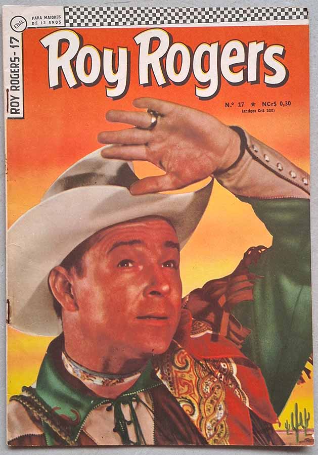 Roy Rogers 3ª Série Nr 17.  Gibis antigos originais. Revistas em quadrinhos anos 60.  Editora: EBAL.  Edição: Maio/1967. 