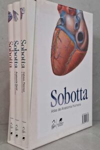 Sobotta Atlas de Anatomia Humana 23ª Edição. Box com 3 Volumes + livreto.  Autores: F. Paulsen; J. Waschle.  Volume 1: Anatomia Geral e Sistema Muscular; Volume 2: Órgãos Internos; Volume 3: Cabeça, Pescoço e Neuroanatomia. Volume Extra/Livreto: Quadros de Músculos, Articulações e Nervos.  Livros Usados/Seminovos. Box.  Editora: Guanabara Koogan. 