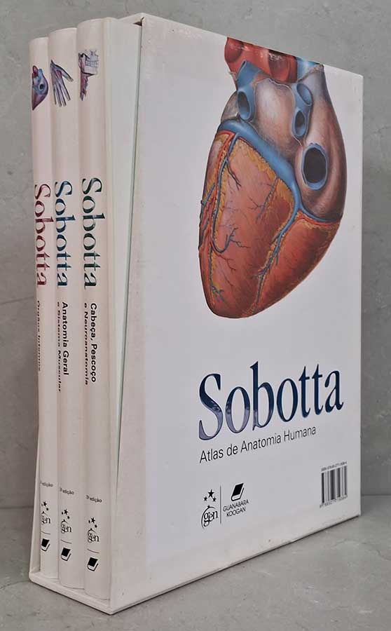 Sobotta Atlas de Anatomia Humana 23 ª Edição – Box 3 Volumes + Livreto