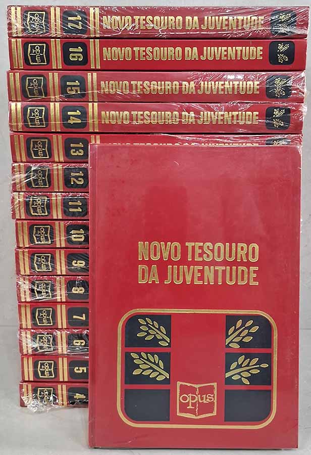 Coleção Novo Tesouro da Juventude. Volumes 3 ao 18.  Livros Usados/Seminovos. Literatura Infanto Juvenil. Não está completa. Faltam volumes 1, 2 e 3.  Editora: Opus.