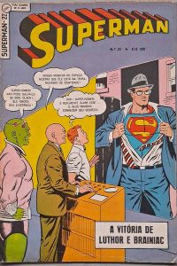 Superman 3ª Série Nº 22.  Gibis antigos. Super-Heróis, Super Homem. Revistas em quadrinhos anos 60.  Editora: EBAL.  Edição: Fevereiro/1966. 