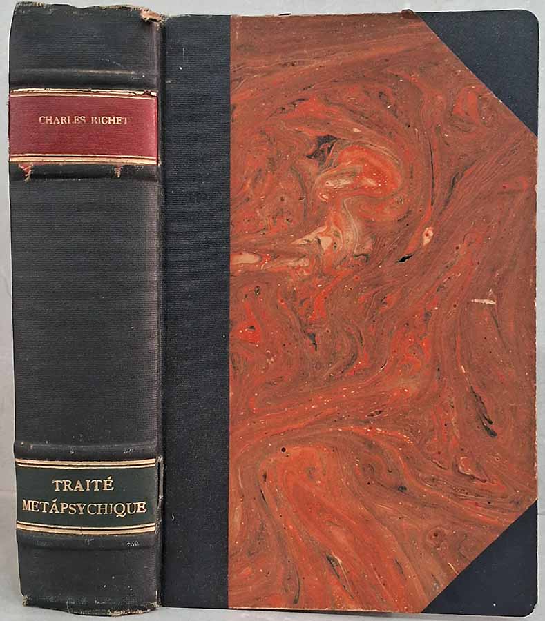 Traité de Métapsychique.  Duas obras completas em volume único.  Autor: Charles Richet.  Livros Usados. Filosofia. Tratado Metapsíquico. 