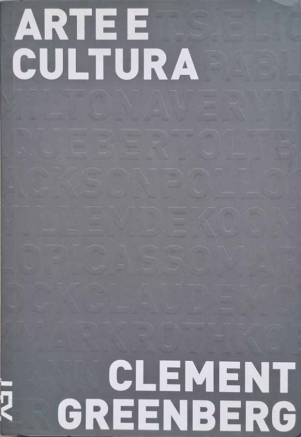 Arte e Cultura.  Autor: Clement Greenberg.  Livros usados/seminovos.  