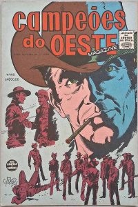 Campeões do Oeste #100. Com Kid Colt.  Gibis antigos originais. Revistas em quadrinhos anos 60.  Editora: RGE - Rio Gráfica Editora. 