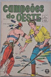 Campeões do Oeste #99. Com Kid Colt.  Gibis antigos originais. Revistas em quadrinhos anos 60.  Editora: RGE - Rio Gráfica Editora. 