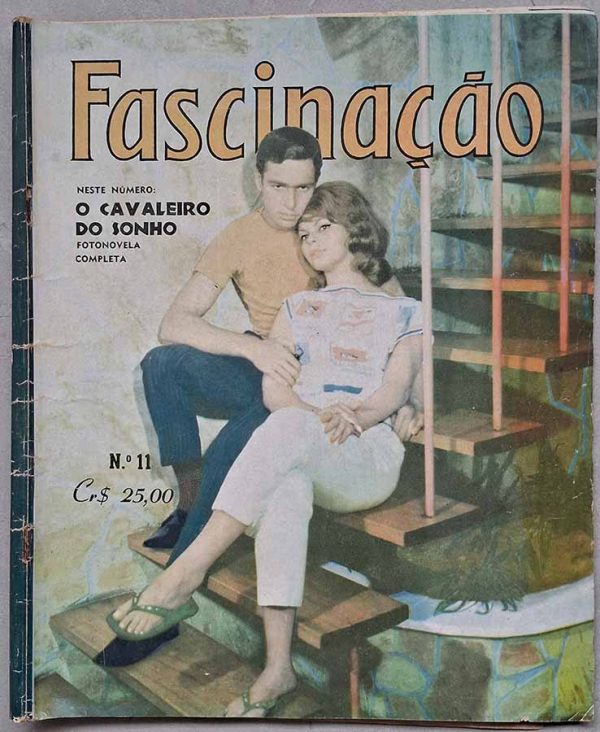 Revista Fascinação nº 11. Fotonovela COMPLETA.  Revistas antigas de fotonovelas.  Editora: Vecchi. 