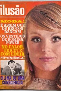 Revista Ilusão nº 104. Fotonovela completa: Dilema de uma Consciência.  Matérias com Jane Asher. Fotonovela com Rosanna Galli, Raimondo Magni, Laila Medici, Paolo Casella.  Revistas antigas dos anos 60. 