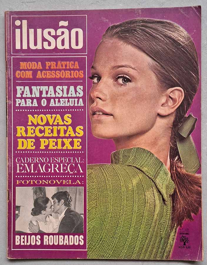 Revista Ilusão nº 119. Fotonovela completa: Beijos Roubados.  Com Sara Franchetti, Claudio de Renzi, Adriana Alben, Mario Tusoni, Francesco Graceffa.  Revistas antigas dos anos 60. 