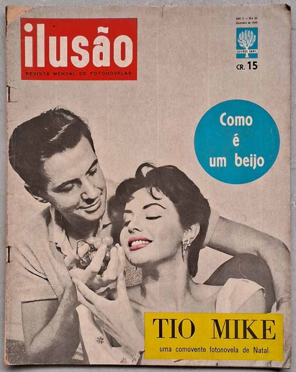 Revista Ilusão nº 20. Fotonovela completa: Tio Mike.  Revistas antigas dos anos 50.  Editora: Abril.  Edição: Dezembro/1959. 