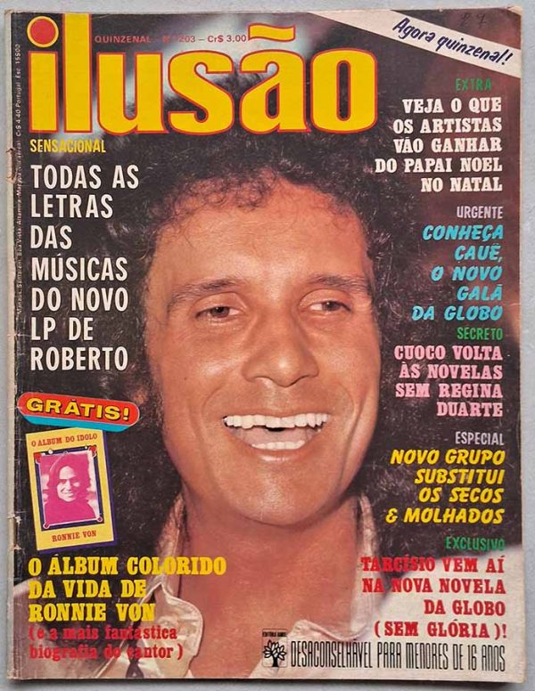 Revista Ilusão nº 203. Fotonovela completa: Diga que não estou sonhando.  Revistas antigas dos anos 70.  Editora: Abril.  Edição: 20/12/1974. 