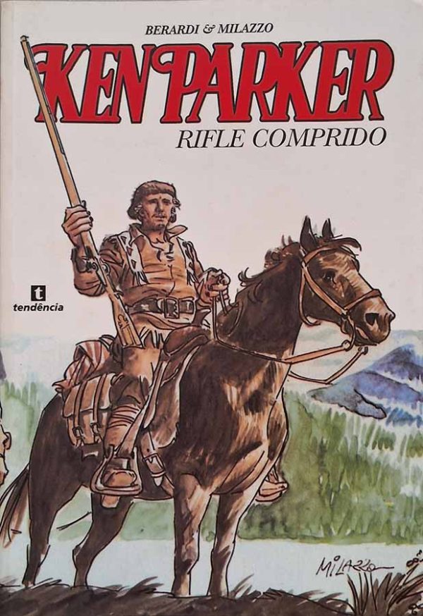 Ken Parker Nº 1. Rifle Comprido.  Gibis. Revistas em quadrinhos anos 2000.  Editora: Cluq - Clube dos Quadrinhos. 