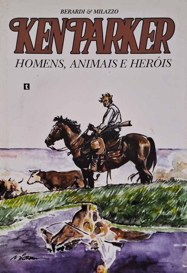 Ken Parker Nº 15. Homens, Animais e Heróis.  Gibis. Revistas em quadrinhos anos 2000.  Editora: Cluq - Clube dos Quadrinhos. 