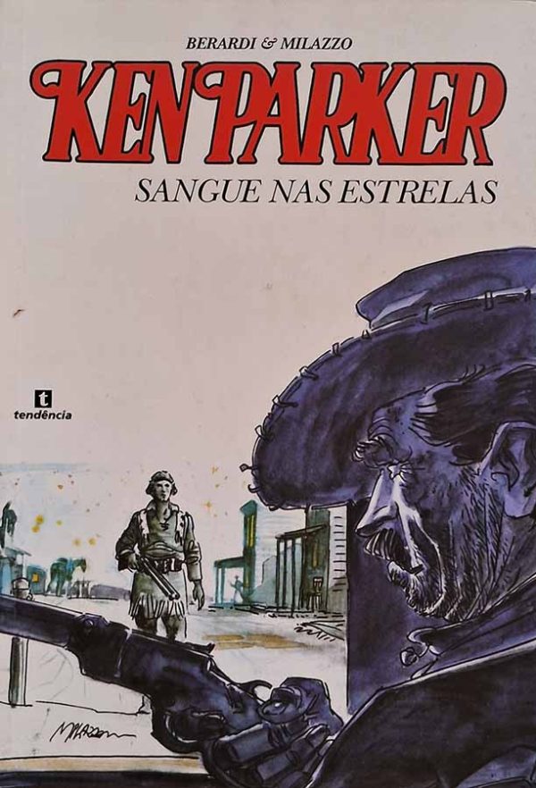 Ken Parker Nº 6. Sangue nas Estrelas.  Gibis. Revistas em quadrinhos anos 2000.  Editora: Cluq - Clube dos Quadrinhos. 