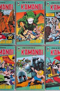 Coleção Lendas do Universo DC: Kamandi.  Coleção completa em 6 Volumes. Artes: Jack Kirby.  Coleções completas de Gibis & HQs. Gibis da DC Comics. 