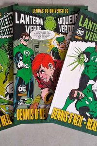 Lendas do Universo DC: Lanterna Verde/Arqueiro Verde.  Coleção completa em 3 Volumes. Artes: Dennis O'Neil; Neal Adams.  Coleções completas de Gibis & HQs. Histórias em quadrinhos com Lanterna Verde e Arqueiro Verde.  Gibis da DC Comics.  Editora: Panini Comics. 