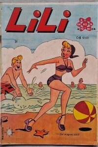 Lili, a Garota Atômica Nº 28. Seleções em Quadrinhos.  Gibis antigos. Revistas em quadrinhos anos 60.  Editora: La Selva.  Edição: Abril/1960. 