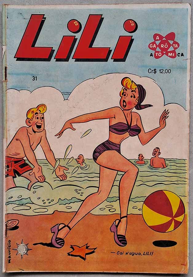 Lili, a Garota Atômica Nº 28. Seleções em Quadrinhos.  Gibis antigos. Revistas em quadrinhos anos 60.  Editora: La Selva.  Edição: Abril/1960. 