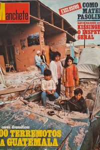 Revista Manchete nº 1244. Capa e Especial: 500 Terremotos na Guatemala.  Revistas antigas dos anos 70.  Editora: Bloch.  Edição: 21/Fevereiro/1976. 