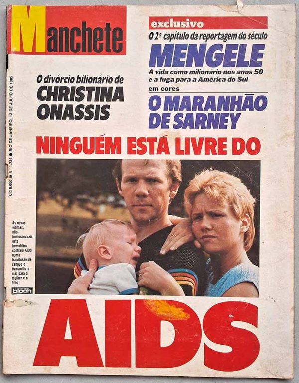 Revista Manchete nº 1734.  Revistas antigas dos anos 80.  Editora: Bloch.  Edição: 13/Julho/1985. 