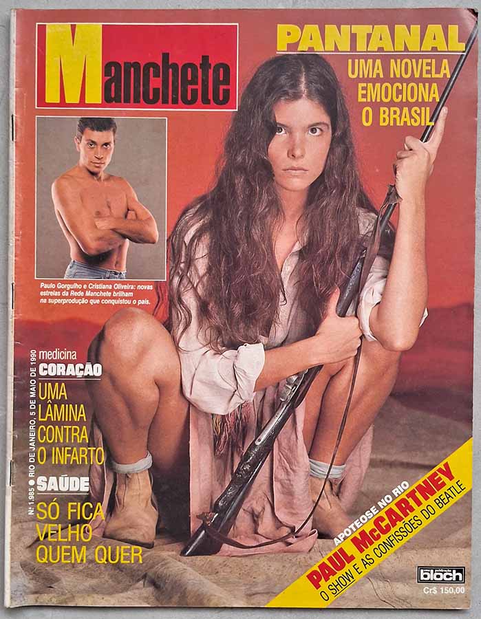 Revista Manchete #1985: Pantanal: Uma Novela Emociona o Brasil – 05/Maio/1990