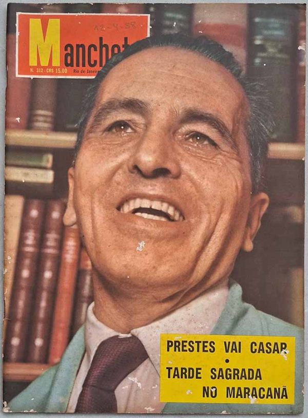 Revista Manchete nº 312.  Revistas antigas dos anos 50.  Editora: Bloch. 