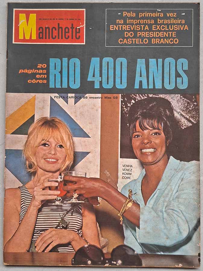 Revista Manchete #663: Capa Brigit Bardot – 02/Janeiro/1965