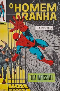 O Homem Aranha 1ª Série Nº 33.  Gibis Antigos. Revistas em quadrinhos anos 70. História de Stan Lee. Desenhos por John Romita. Editora: EBAL.  Edição: Dezembro/1971. 