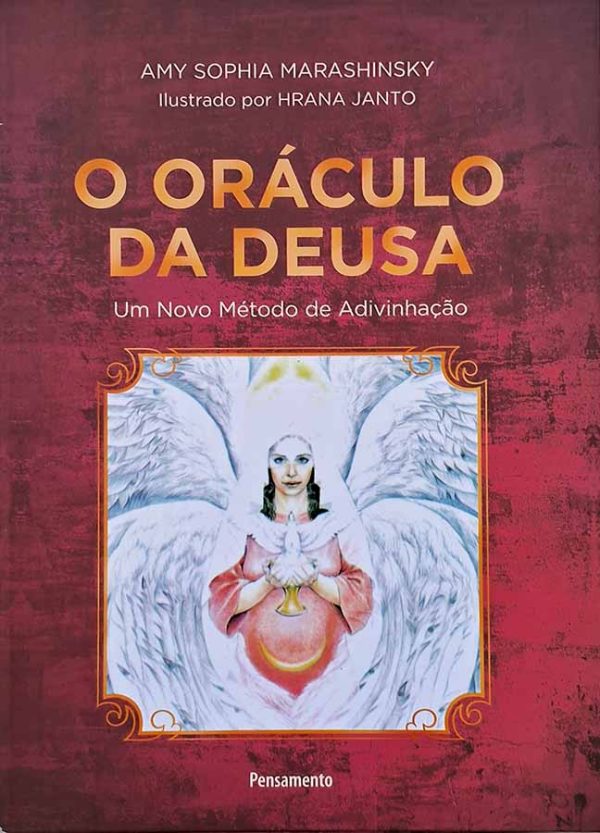 O Oráculo da Deusa. Um Novo Método de Adivinhação.  Box completo com livro + 52 cartas.   Autor: May Sophia Marashinsky.  Livros Usados/Seminovos. Esoterismo. 