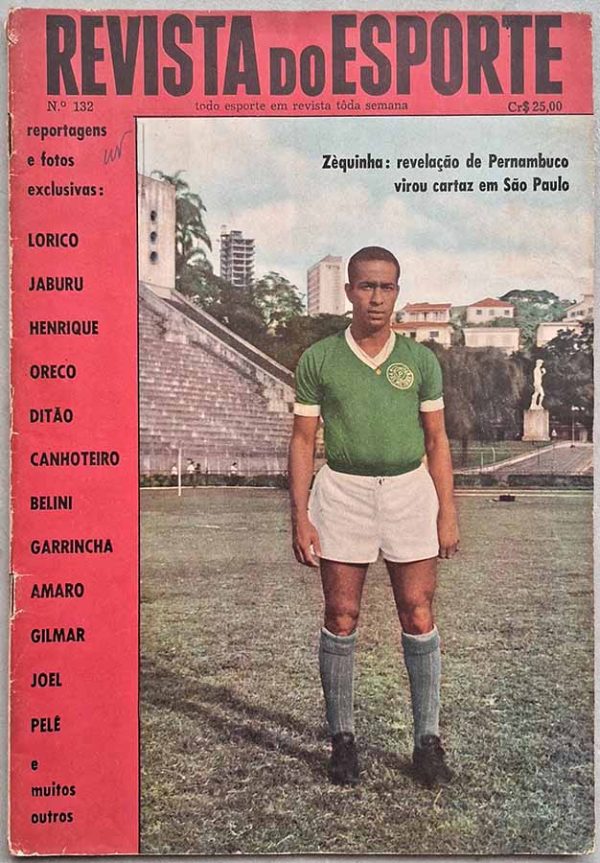 Revista do Esporte nº 132.  Revistas antigas sobre futebol dos anos 60.  Edição: 16/09/1961.  