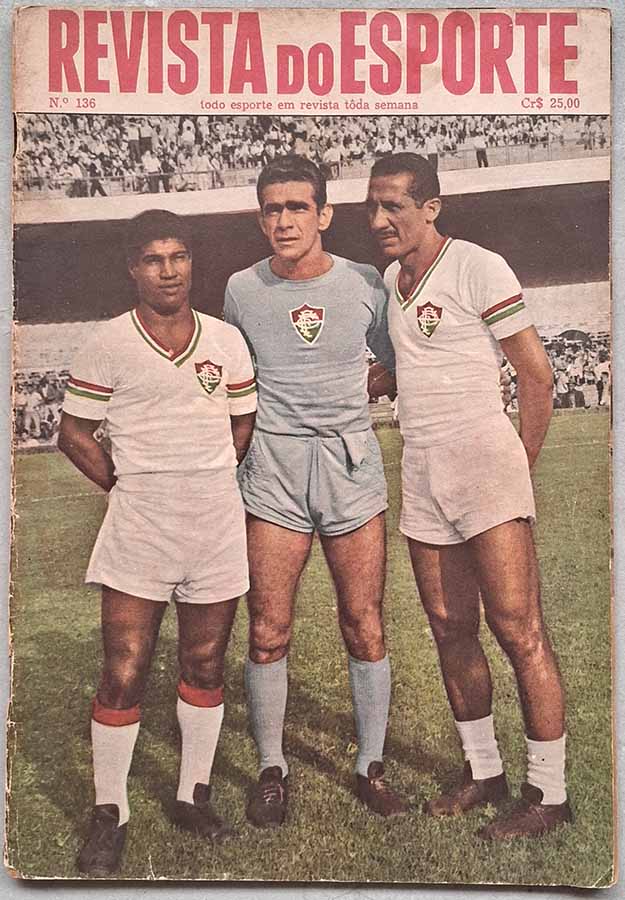 Revista do Esporte nº 136.  Revistas antigas sobre futebol dos anos 60.  Edição: 14/10/1961.  