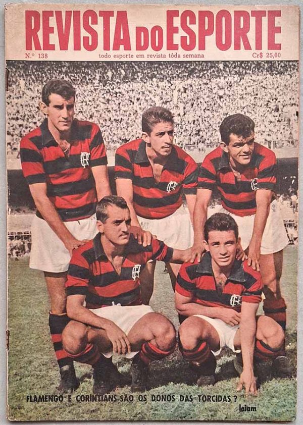 Revista do Esporte nº 138.  Revistas antigas sobre futebol dos anos 60.  Edição: 28/10/1961.  