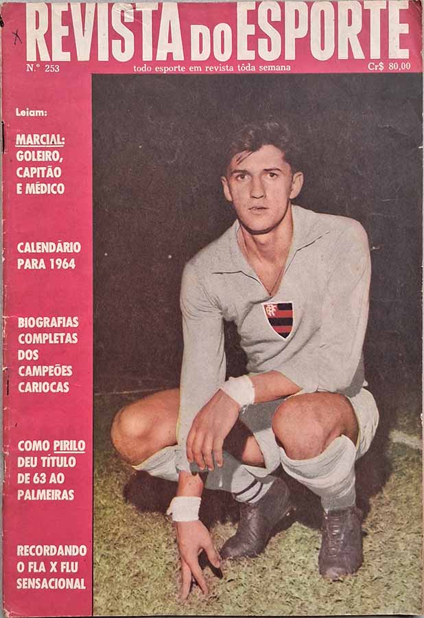 Revista do Esporte nº 253.  Revistas antigas sobre futebol dos anos 60.  Edição: 11/01/1964.  