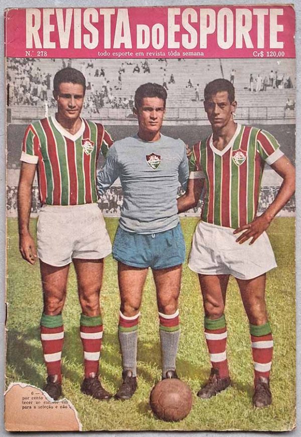 Revista do Esporte nº 278.  Revistas antigas sobre futebol dos anos 60.  Edição: 04/07/1964.  