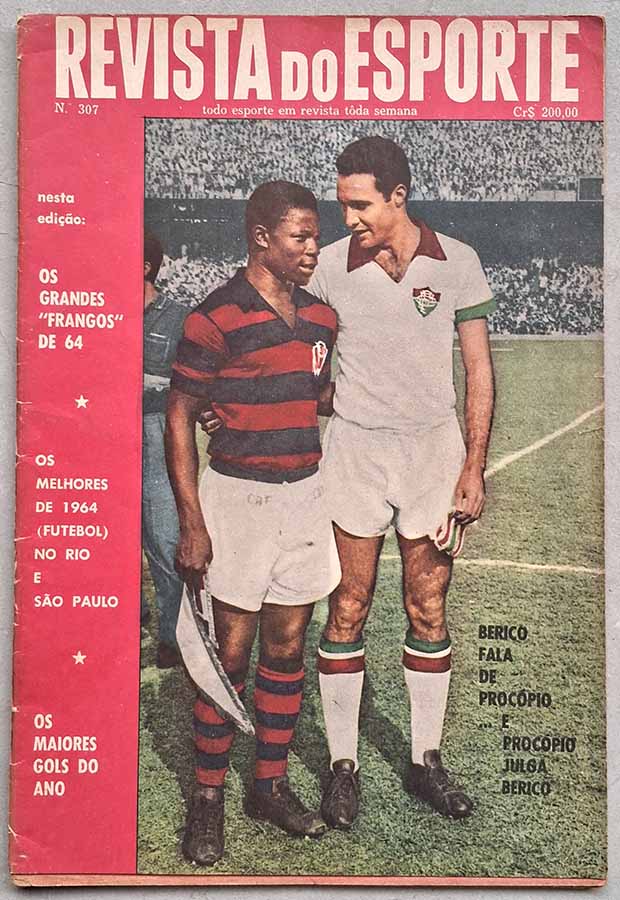 Revista do Esporte nº 307.  Revistas antigas sobre futebol dos anos 60.  Edição: 23/01/1965.  