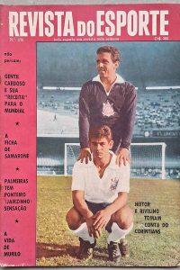 Revista do Esporte nº 370. Contem o poster na folha central (atacante Samarone, do Fluminense/RJ).  Revistas antigas sobre futebol dos anos 60.  Edição: 09/04/1966.  