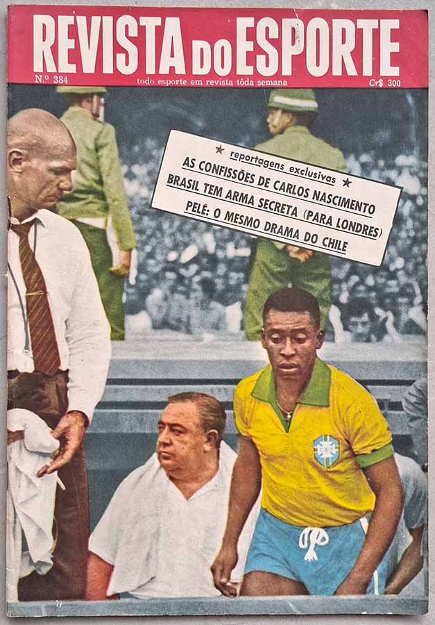 Revista do Esporte nº 384.  Revistas antigas sobre futebol dos anos 60.  Edição: 16/07/1966. 