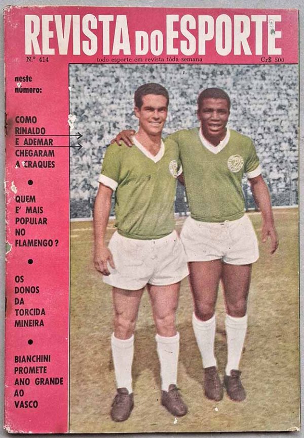 Revista do Esporte nº 414.  Revistas antigas sobre futebol dos anos 60.  Edição: 11/02/1967.  