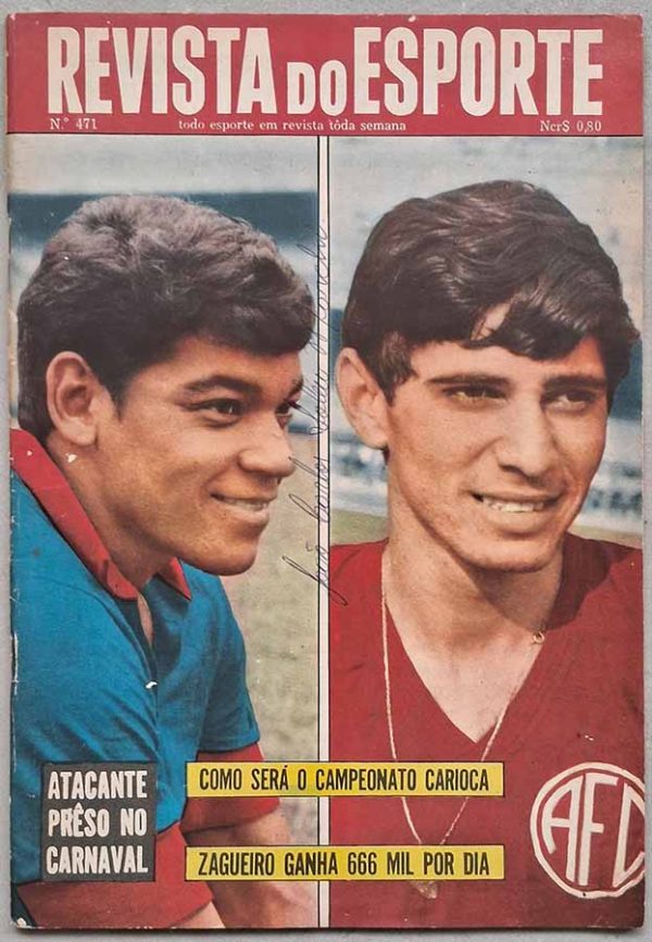 Revista do Esporte nº 471.  Revistas antigas sobre futebol dos anos 60.  Edição: 16/03/1968.  