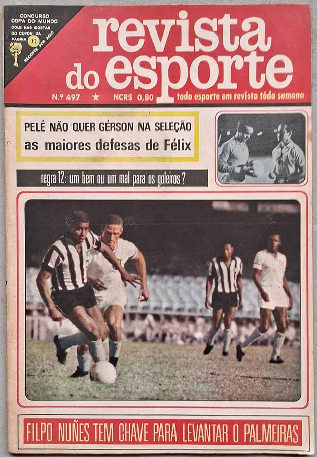 Revista do Esporte #497 – 14/Setembro/1968 – c/ Pelé