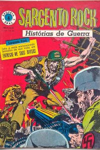 Sargento Rock Nº 4. Epopéia 4ª Série.  Gibis antigos. Revistas em quadrinhos anos 60.  Editora: EBAL.  Edição:  Abril/1967. 