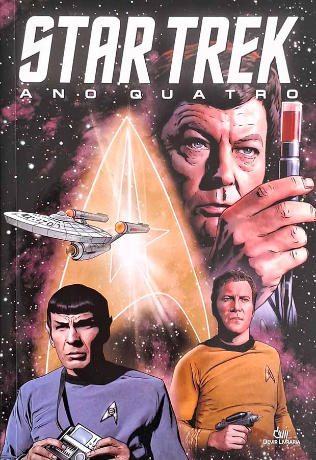 Star Trek. Ano Quatro.  Histórias em quadrinhos. Minisséries completas.  Editora: Devir Livraria. 