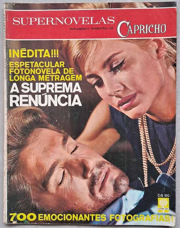 Supernovelas Capricho em A Suprema Renúncia. Fotonovela COMPLETA.  Revistas antigas de fotonovelas. 