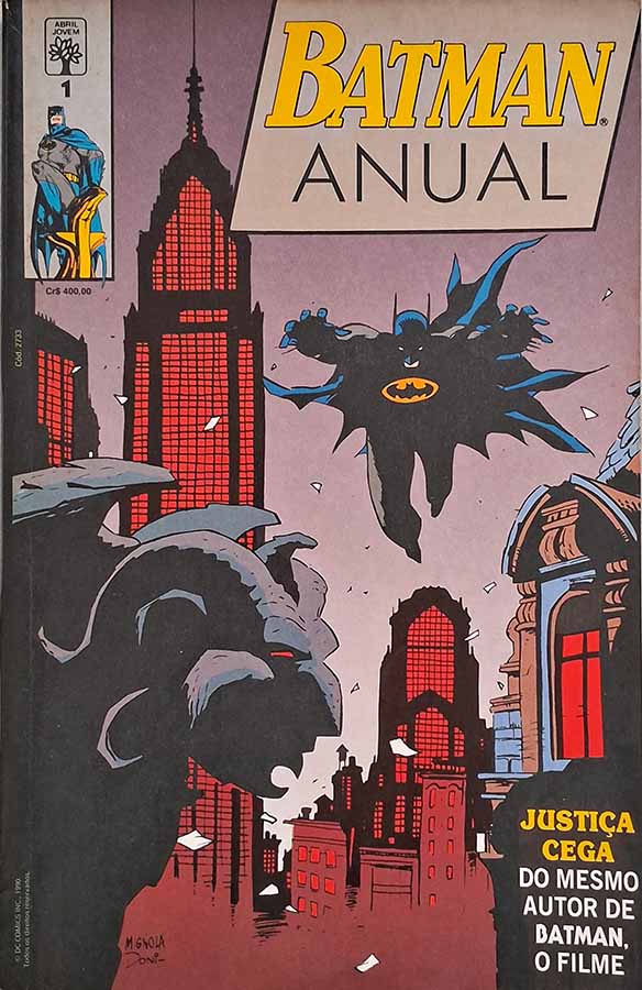 Batman Anual Nº 1.  Justiça Cega. Editora Abril.